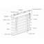 Premium Faux Wood Venetian Blinds - Waterproof PVC Window Blinds with Corded Light & Privacy Control for Kitchen, Bathroom & Bedroom-538424699-538424688