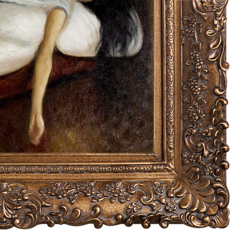 «The Day After» par Edvard Munch Monet, peinture encadrée, H 29,5 po x l 33,5 po x P 2 po, Bourgeon