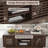 Wooden Mid-Century Coffee Table With Sliding Top, Storage, And Doors, Walnut Finish, 47 Inch | Gift Idea