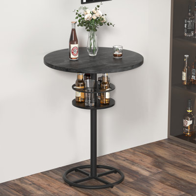 Raghul Round Metal Base Dining Table