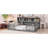 Floor Bed With Side Bookcase,Shelves,Guardrails-1567838118-1567838116
