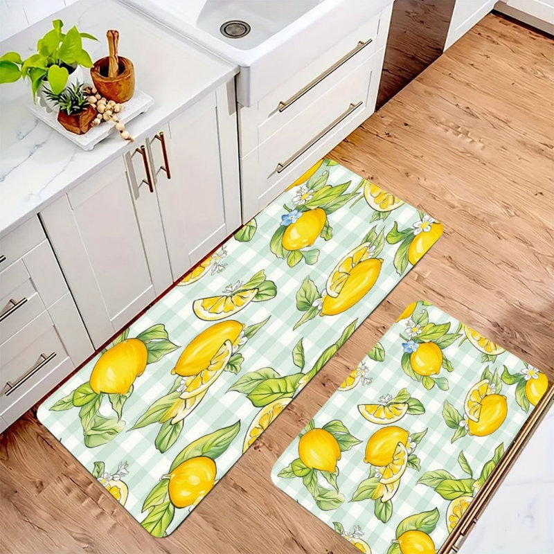 Tapis de cuisine Gingham