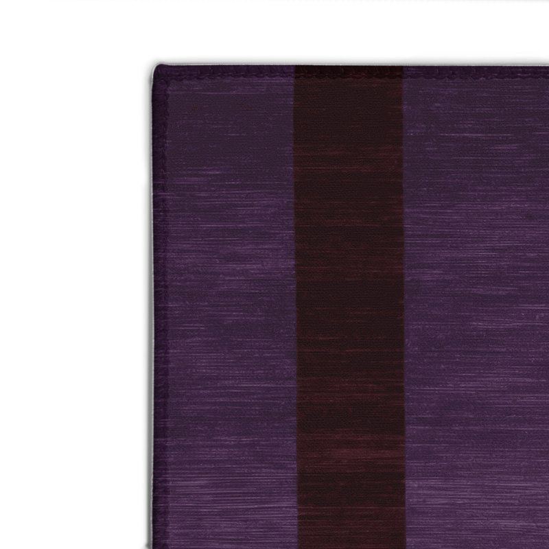 Tapis intérieur / extérieur mauve à carreaux, Rectangle 4pi x 6 pi