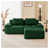 Velours côtelé vert