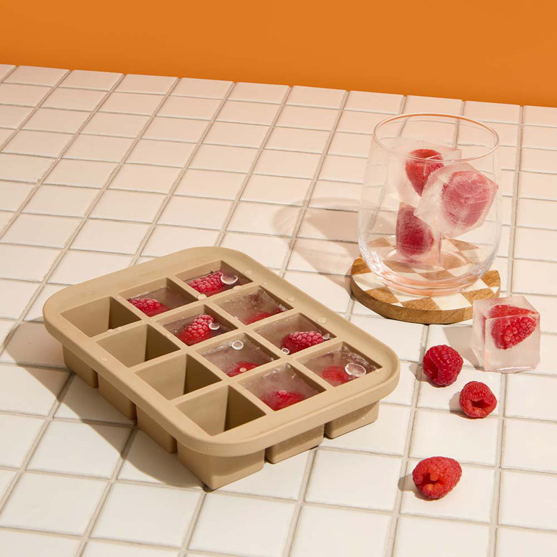 Judge Silicone, Ice Cube Tray, Berry, Hazelnut