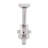 Bungalow Collection Hook - 5" x 2 "  Polished Nickel - Transitional, Coastal -91074232