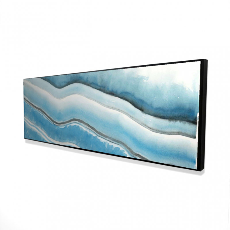 Géode texturée, reproduction sur toile