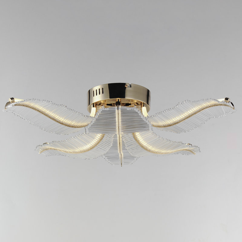 Lillet 6 - Light LED Flush Mount, Gold