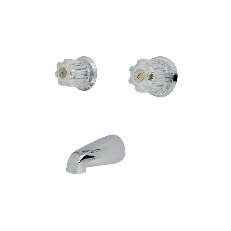 Double Handle Wall Mounted Tub Spout