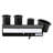 Metal 3 Compartment Hair Tool Holder