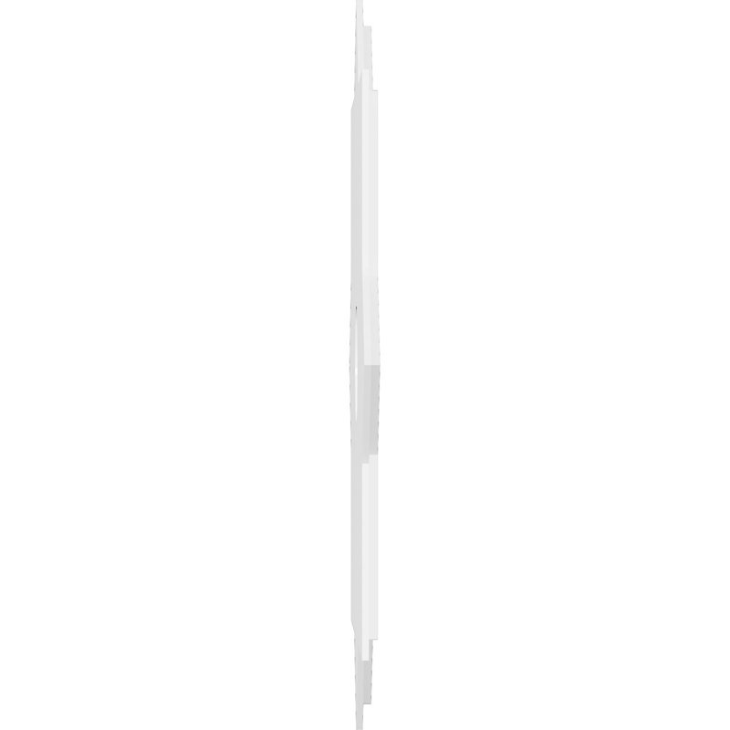 18"OD x 1"ID x 10"C x 1"P Axel Architectural Grade PVC Contemporary Ceiling Medallion, Two Piece, 1" H x 26" W x 26" D