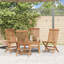 Folding Patio Dining Armchair with Cushion