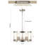 Luminaire suspendu cylindrique à 5 lumières Aliceville-1151623620-1151623623