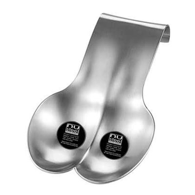 Stainless Steel Oval Spoon Rest