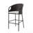 Outdoor 31" PE Rattan Barstools With Waterproof Cushions, Set Of 2, Multibrown