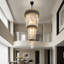 Grands lustres en cristal K9 pour escalier D24inxh79in