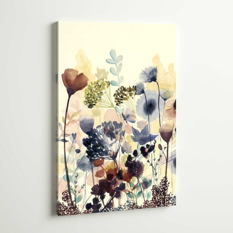 «Sundry Blossoms I» par Grace Popp, reproduction d'art sur toile tendue, H 18 po x l 12 po