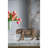 11.5X3.5X5.5" Tiger Statue Decor, Gleaming Coppery Finish