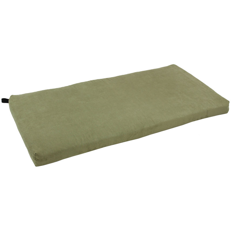 Indoor Bench Cushion, Sage, 42" W x 19" D