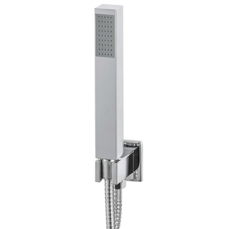 Carbon Rain Dual Shower Head, Chrome