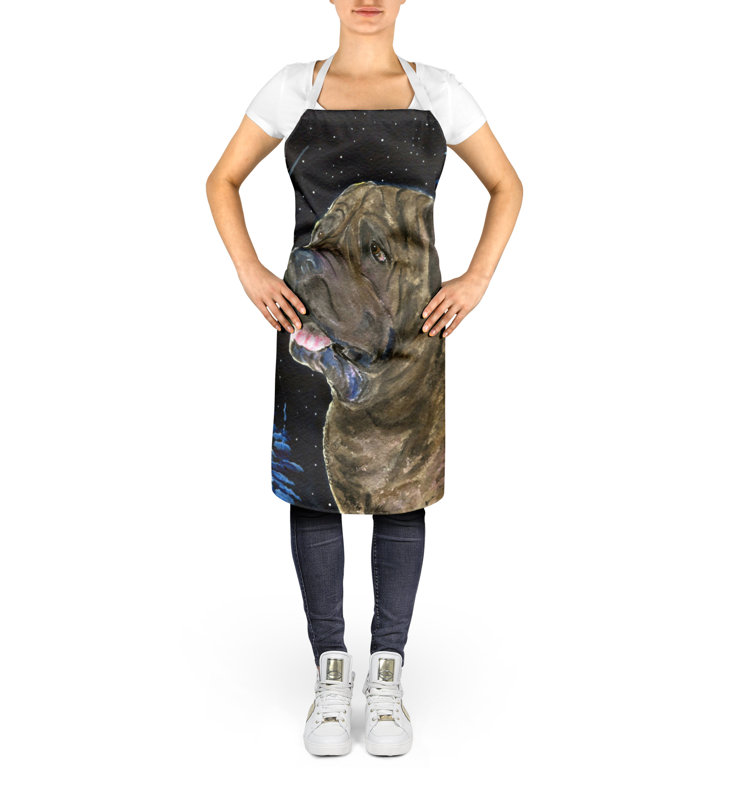 No Pattern Bib Apron