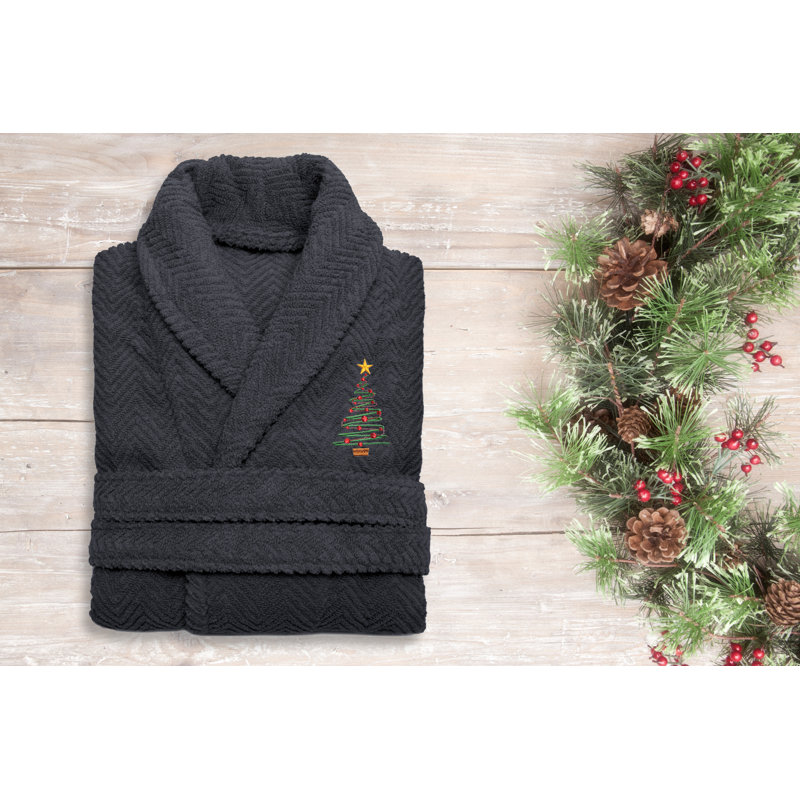 Peignoir X'Mas, G / TG, Gris foncé