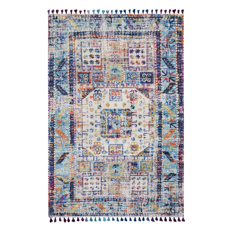 Flatweave Oriental Indoor Rug, Rectangle 5' x 7'6"