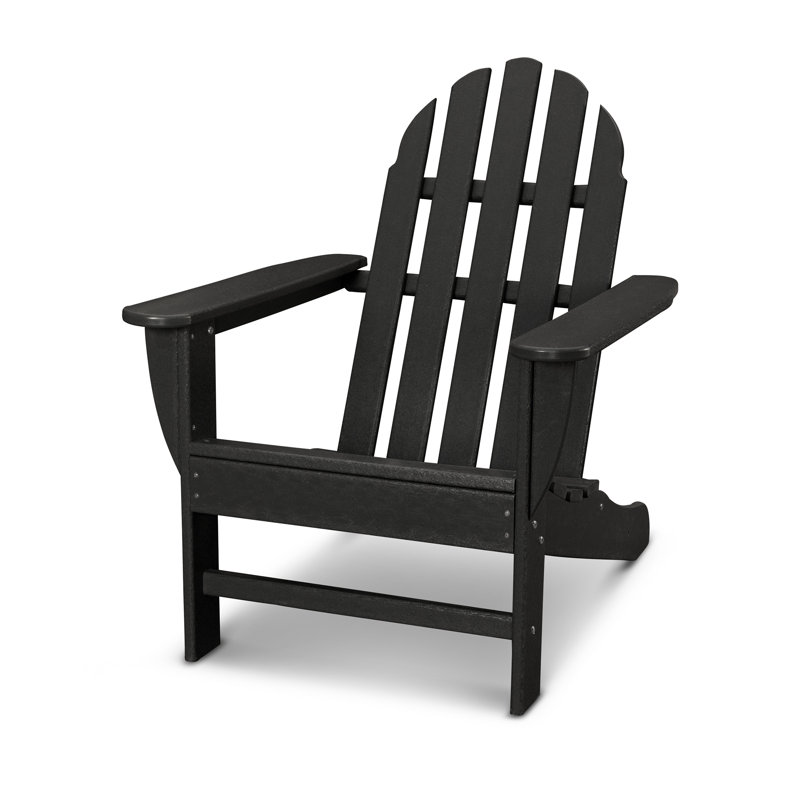 Chaise Adirondack POLYWOOD Classics, Noir