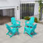 Ensemble de 4 chaises Adirondack pliantes-1050472136
