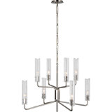 AERIN Casoria Medium Two-Tier Chandelier