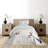 Eclectic Polyester Floral Coverlet