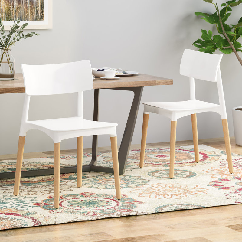 Chaise en plastique (ensemble de 2)
