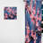 Gennaro Pink And Blue Cherry Blossoms Symphony - Traditional Velvet Curtain - Room Darkening - 1 panel-1725253205
