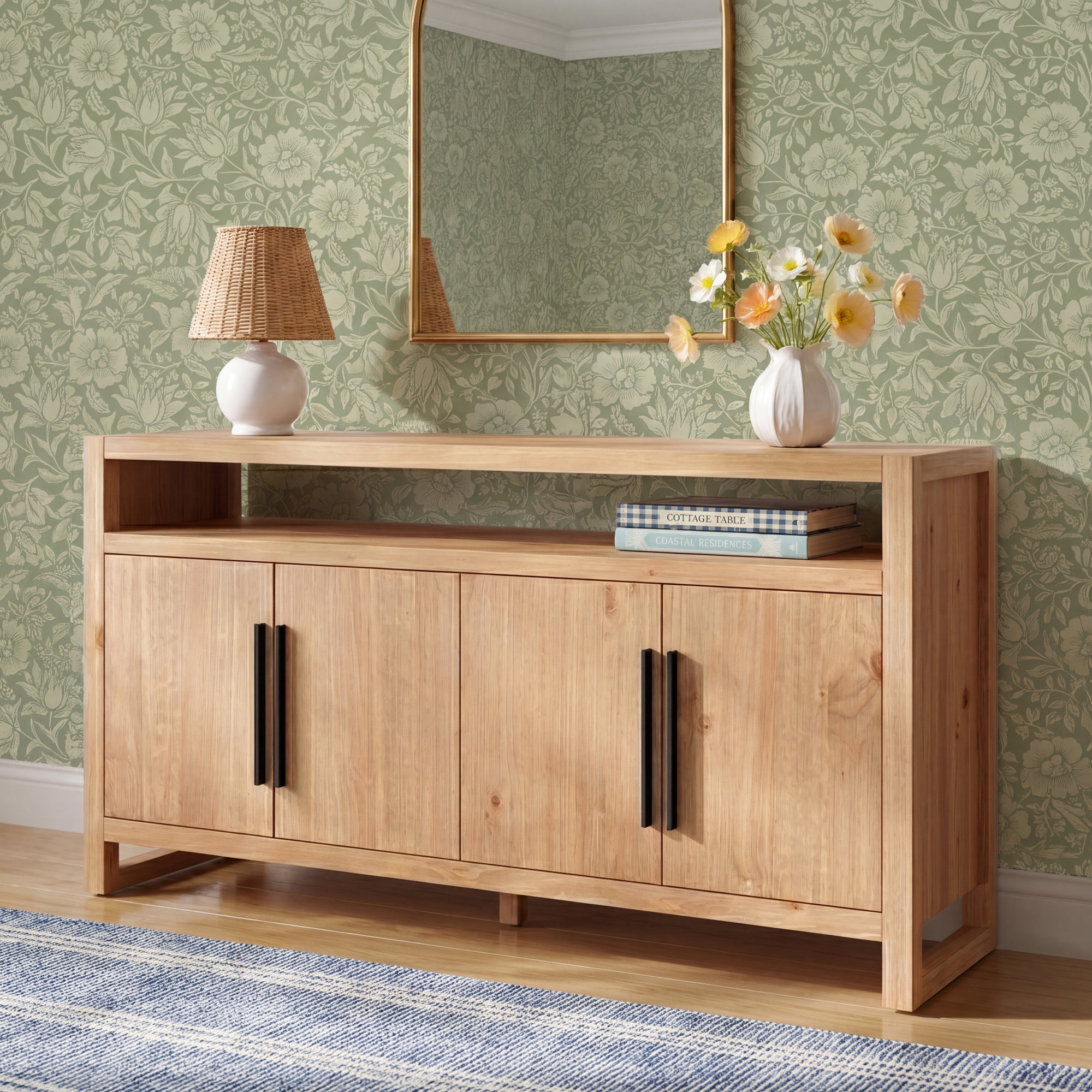 Modica 65'' Sideboard, Natural Brown