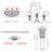 Widespread 2-handle Bathroom Faucet with Drain Assembly-70930452