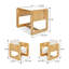 Dove Kids 3 Piece Rectangular Arts And Crafts Table and Chair Set