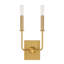 Treyvion Metal Candle Wall Light-631981507