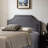 Ashor Modern & Contemporary Dark Gray Upholstered Queen Headboard, 25.68'' H X 60.79'' W-1032059709-1032059705