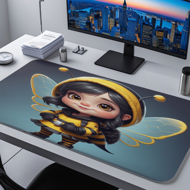 Polyester Desk Pad, 14.4x12.1