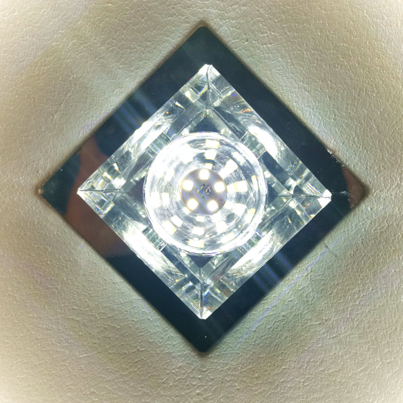 Acaia Crystal LED Flush Mount, 3800