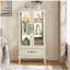 Armoire vitrée avec porte vitrée Curio-1816805628