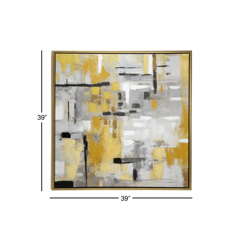 Abstract Framed Painting