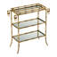 Bamboo Glass End Table