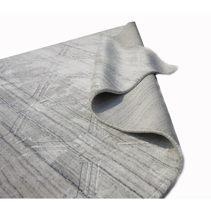 Tapis moderne en soie 4X6