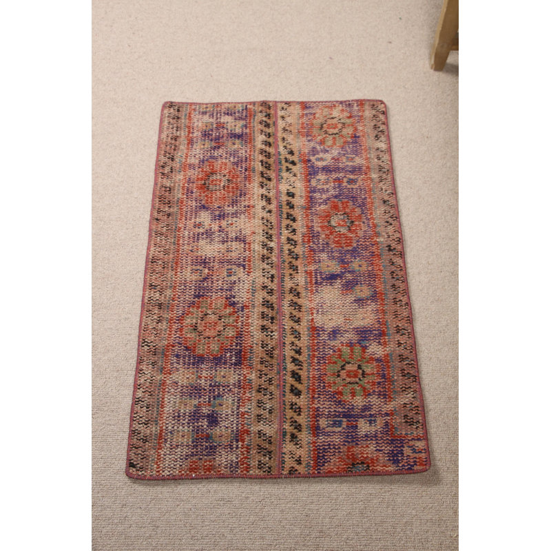Vintage Handwoven Turkish Rug Perfect For Adding An Exotic Touch To Your Living Room Decor