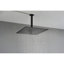 Pomme de douche 16 po noir mat-124900089