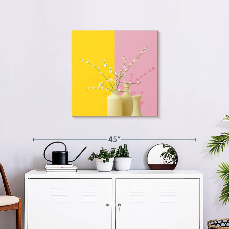 Harnek Popcorn Flowers, 24" H x 24" W
