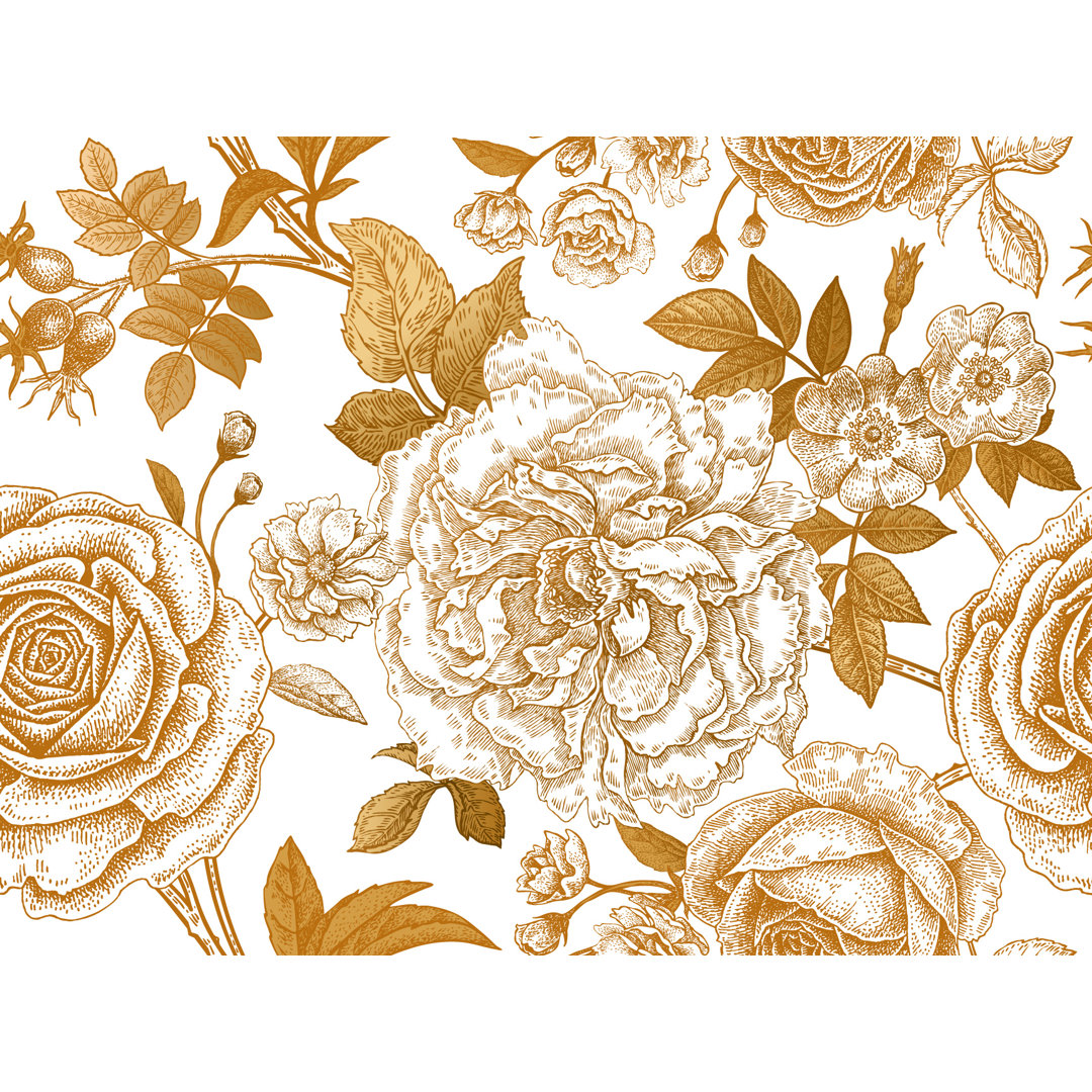 Dorfman Peel & Stick Floral Roll Ophelia & Co.