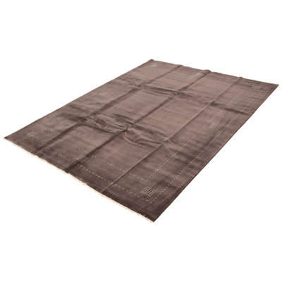 Tapis gris foncé Zohaib Gabbeh 8 pi 10 po x 11 pi 10 po