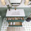 Meuble-lavabo mural simple 36 po avec comptoir en marbre 36 po-958305602